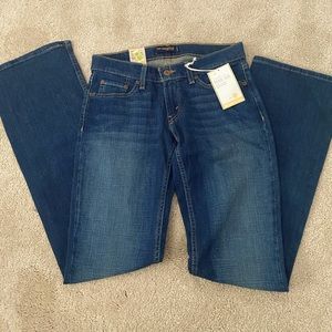 Levi's Vintage 524 Superlow Boot Cut Dark Indigo Wash Jeans